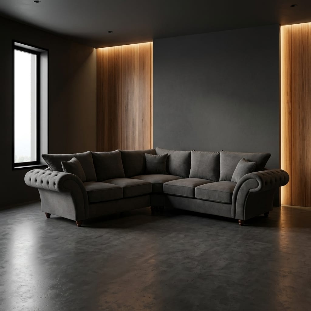 Nicole Corner High Back — corner sofa for sale in the UK, cash on delivery
